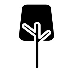 Obraz premium Area Bench City Glyph Icon