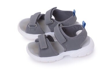 Children sandals isolated