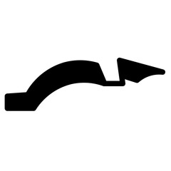 Bicycle Bike Components Glyph Icon