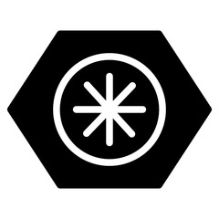 Computer Hardware Fan Glyph Icon