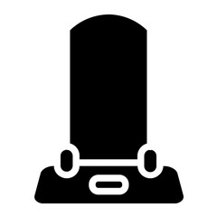 Key Lock Security Glyph Icon