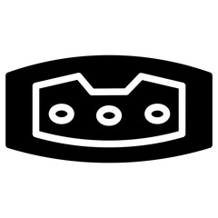 Lamp Light Parts Glyph Icon