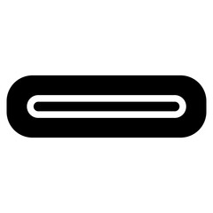 Usb Port Pc Glyph Icon