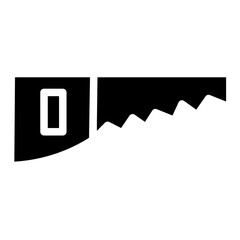 Saw Industry Business Glyph Icon