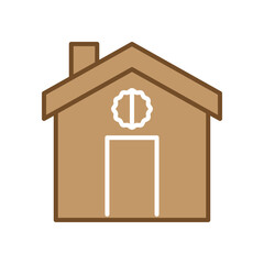 Gingerbread House Illustration