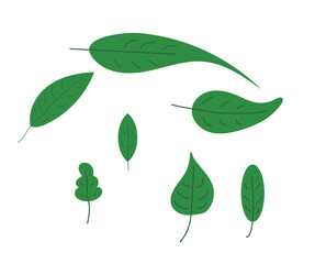 a set of different castings on a white background