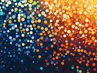 Abstract Background of Colorful Circles