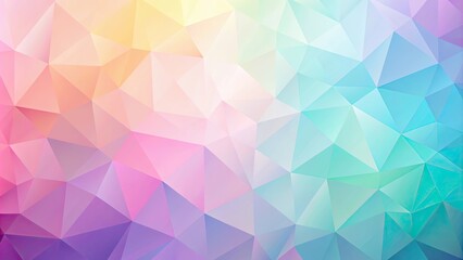 Obraz premium Pastel gradient geometric shapes backdrop, , rendered, soft, pastel, gradient, color, geometric, shapes, background, abstract