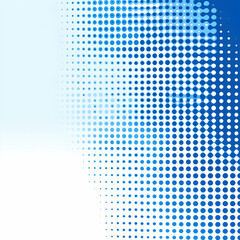 Abstract Blue Dotted Background Illustration