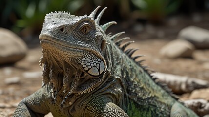Fototapeta premium Iguana Close-Up
