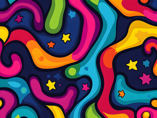 Obraz premium Vibrant Abstract Illustration