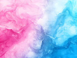 Fototapeta premium Abstract Pink Blue Ink Background