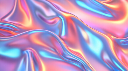 Fototapeta premium Abstract 3D Holographic Background