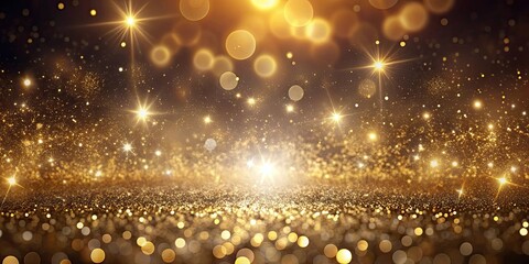 Naklejka premium Elegant luxury background with glittering particles, luxury, abstract, elegant, glamorous, shimmering, beautiful, sparkle