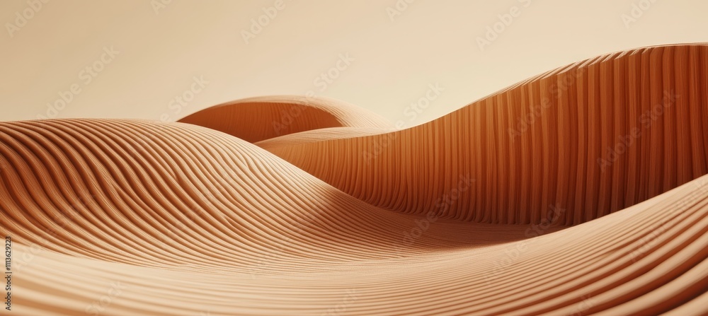 Poster for branding and product presentation, a subtle geometric design on a beige background is provided i