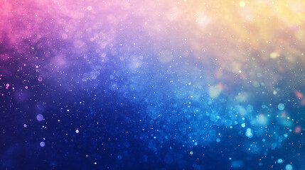 Naklejka premium Abstract colorful bokeh background. Concept of magic, fantasy, and celebration.