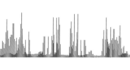 sound and audio waves. Volume wave ,Waves of the equalizer isolated on white background. sound wave Effect. sound wave ilustration