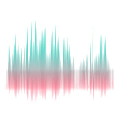 Colorful equalizer wave wallpaper theme.Sound wave rhythm Colorful digital equalizer stock illustration. sound wave Effect. gradient music. rainbow wave. rainbow sound wave Effect.