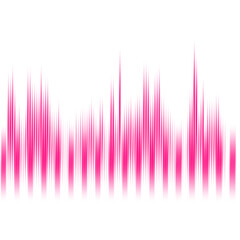 Abstract sound wave stripe lines colourful gradient blue purple equalizer isolated on transparent background in concept music, sound, technology