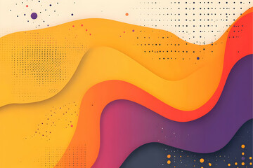 Fototapeta premium Abstract Wave Background Illustration