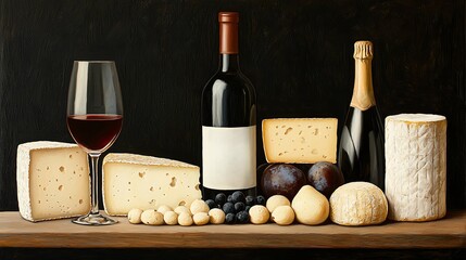 Wine and cheese pairings for intimate party settings, Food and drinks for celebration, party wine