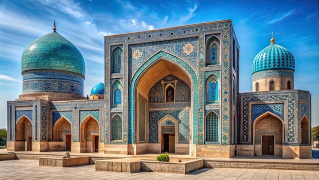 Ornate mausoleum in Samarkand