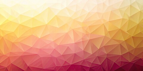 Obraz premium Light yellow pink gradient polygonal geometric surface, polygonal, geometric,surface, abstract, background, texture, design