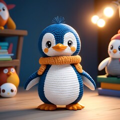 penguin stuffed doll 