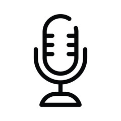 Get this amazing icon of microphone in modern style