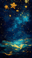 Fototapeta premium Celestial Abstract Background