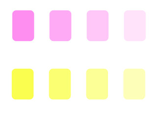 Multicolor Gradient Swatch Palette for Design