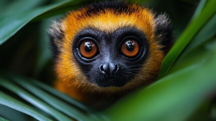 a brown and black furry animal