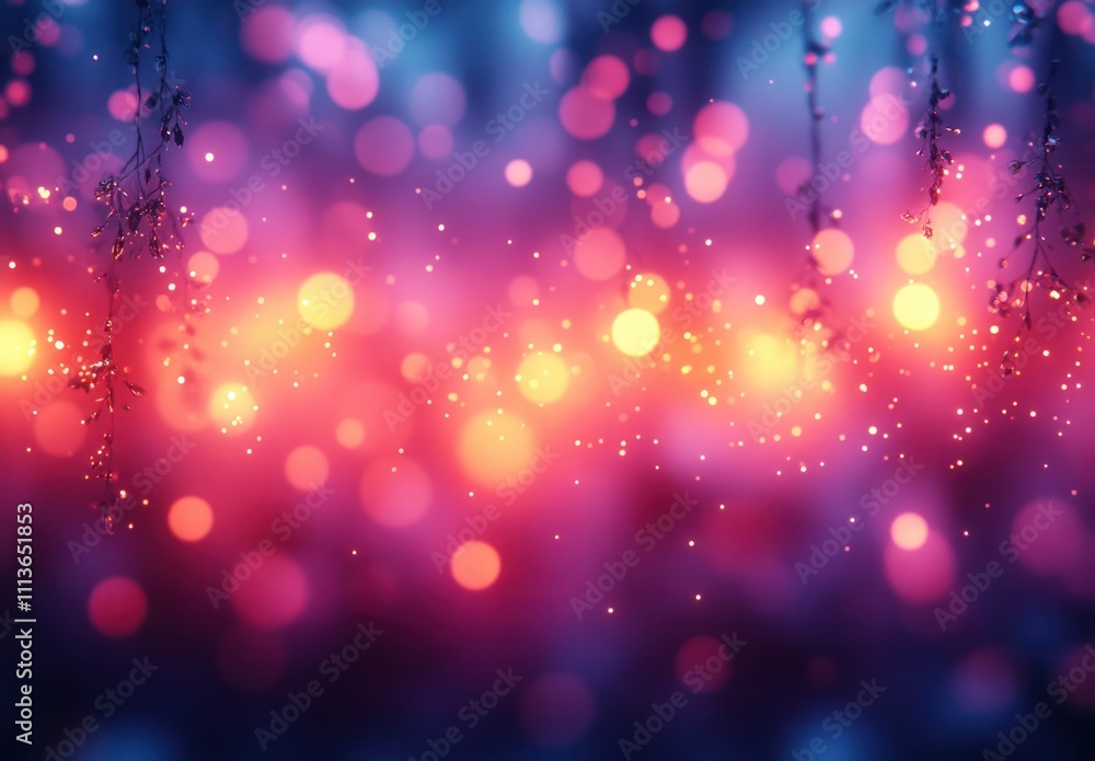 Poster light background material soft pastel dreamy bokeh illumination sparkling glitter elegant illuminati