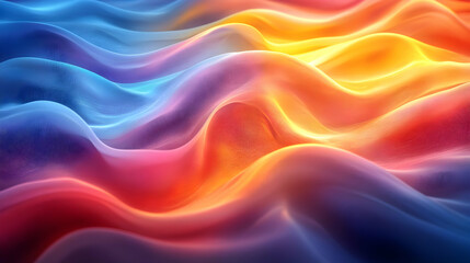 Fototapeta premium Abstract 3D Wave Background