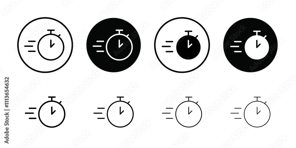 Aufkleber testing time icon Outline vector for web ui