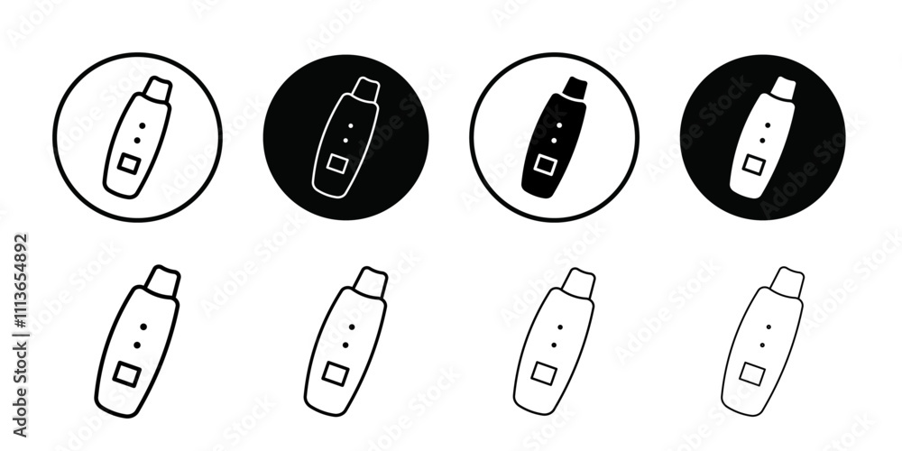 Poster ultrasonic face skin scrubber icon outline vector for web ui