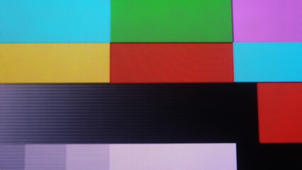 Glitch camera effect. Retro VHS background. Old video template. No signal. Static TV noise, bad TV...