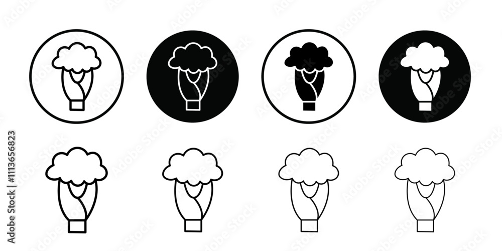 Aufkleber Celery icon Outline vector for web ui