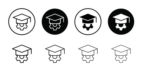 Engineering education icon Outline vector for web ui