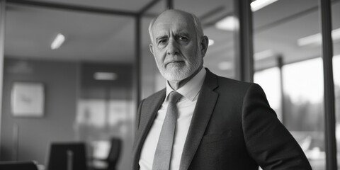 Naklejka premium Businessman in Corporate Setting