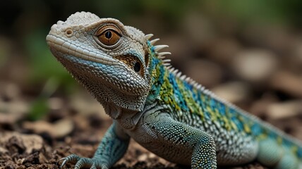 Obraz premium Stunning Lizard Closeup