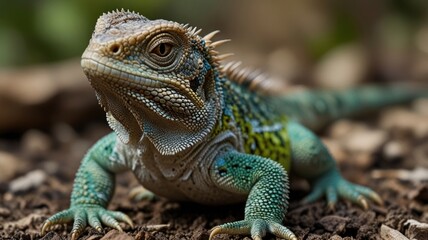 Obraz premium Stunning Lizard Closeup