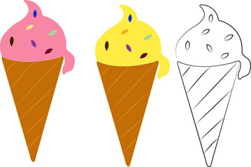ice cream cone

