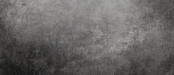 Textured Grunge Concrete Wall Abstract Background with Moody Dark Gray Tones