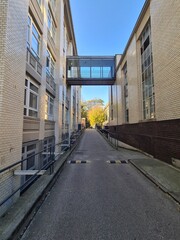 Sicht auf ein Industriegebiet in Berlin Neuk&ouml;lln