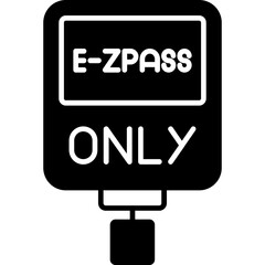 E-ZPass Only Icon