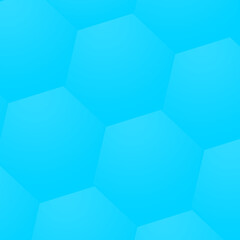 abstract blue background with hexagons