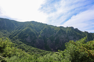 Fototapeta premium 산 정상에서 바라보는 자연 풍경 제주 서귀포시 서호동 윗세오름