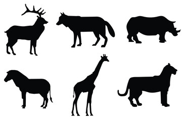 Beautiful Animal Silhouettes for Art

