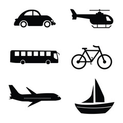Travel and Transport Icon Collection
